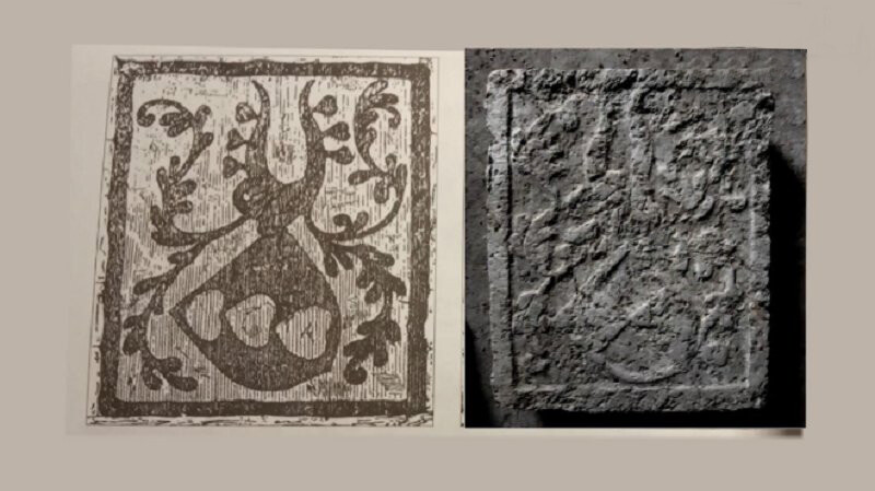 НАШЛИ РЫЦАРСКИЙ ГЕРБ