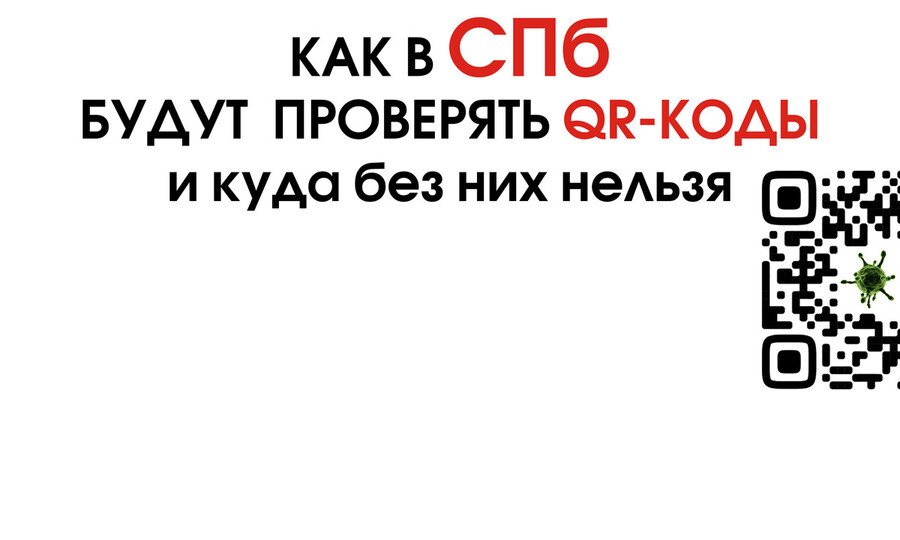 Как в Петербурге будут проверять QR-коды и куда без них нельзя