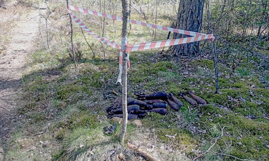 НАШЛИ БОЕПРИПАСЫ В ЗАПОВЕДНИКЕ